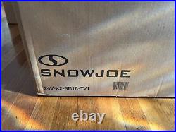 Snow Joe 24V-X2-SB18-TV1 48-Volt iON+ Snow Blower Bundle 2 x 4.0-Ah Batteries