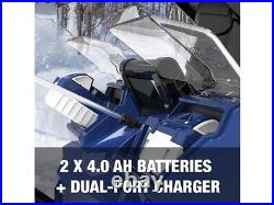 Snow Joe 24V-X2-SB18-TV1 48-Volt iON+ Snow Blower Bundle 2 x 4.0-Ah Batteries