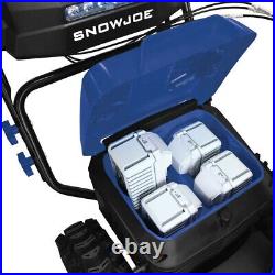 Snow Joe 24V-X4-SB24 96-Volt Brushless Cordless Snow Blower 4 Batteries