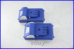 Snow Joe 24VX2SB22 48 Volt 22 Inch 1600 Watt Cordless Single Blower Blue