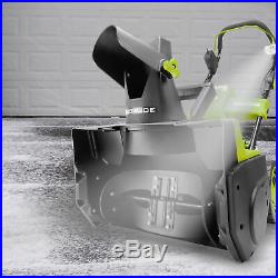 Snow Joe Cordless Single Stage Snow Blower 18-Inch 5 Ah Battery Brushless