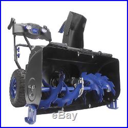 Snow Joe Cordless Two Stage Snow Blower 24-In 4-Speed 6.0 AH Batteries Inc