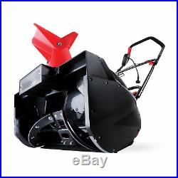 Snow Joe Electric Single Stage Snow Thrower 18-Inch 13.5 Amp Headlights