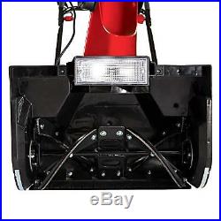 Snow Joe Electric Single Stage Snow Thrower 18-Inch 13.5 Amp Headlights