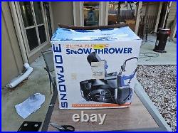 Snow Joe Electric Single Stage Snow Thrower (SJ625E) Open Box/new