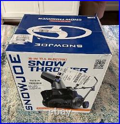 Snow Joe Electric Single-Stage Walk-Behind Snow Blower, 15-inch, 11-Amp