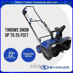 Snow Joe Electric Snow Blower High Throwing Distance Efficient Clearing Removal