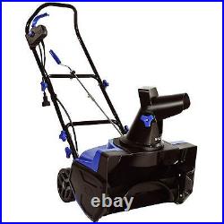 Snow Joe Electric Snow Blower, Push Snow Thrower for Driveway Snow Removal, Blue