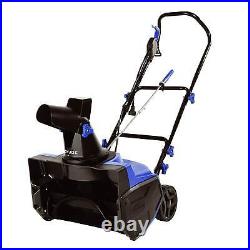 Snow Joe Electric Snow Blower, Push Snow Thrower for Driveway Snow Removal, Blue