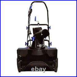 Snow Joe Electric Snow Blower, Push Snow Thrower for Driveway Snow Removal, Blue