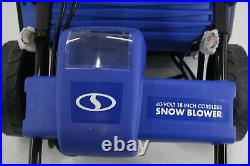 Snow Joe ION18SB 18 Inch 40 Volt Cordless Single Stage Brushless Snow Blower