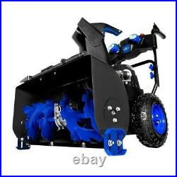 Snow Joe ION8024-XR 24In 80V Cordless Two Stage Snow Blower Blue