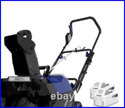 Snow Joe IONMAX 24V Cordless Snow Blower Electric Engine, 24V-X2-SB18-GO read
