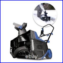 Snow Joe SJ617E 18-Inch 12 Amp Motor Electric Single Stage Snow Thrower, Blue