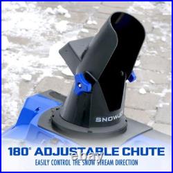 Snow Joe SJ617E 18-Inch 12 Amp Motor Electric Single Stage Snow Thrower, Blue