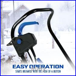 Snow Joe SJ617E 18-Inch 12 Amp Motor Electric Single Stage Snow Thrower, Blue