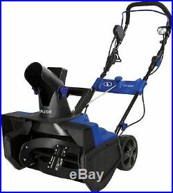 Snow Joe SJ625E Electric Snow Thrower Single Stage 21 Inch 15 Amp Led Light