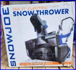 Snow Joe SJ625E Electric Walk-Behind Single Stage Snow Blower, 21-Inch