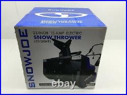 Snow Joe SJ627E Electric Snow Thrower 22-Inch 15-Amp withDual LED Lights