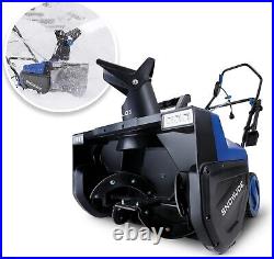 Snow Joe SJ627E Electric Walk-Behind Snow Blower with Dual LED Lights, 22-inch, 15