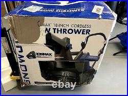 Snow Joe iON18SB 40-Volt iONMAX Cordless Brushless Single Stage Snowblower Ki