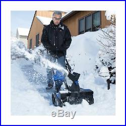 Snow Joe iON18SB-HYB 40V 4.0 Ah Hybrid Cordless or Electric Cordless Snow Blower