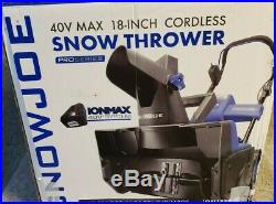 Snow Joe iON18SB-HYB Hybrid Single Stage Snow Blower