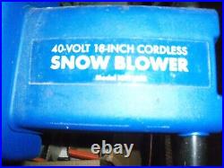 Snow Joe iON18SB Ion Cordless Single Stage Brushless Snow Blower NO BATTERY & CH