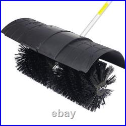 Snow sweeper GASOLINE POWERED BROOM SWEEPER, 52CC 2 STROKE, BROOM BRUSH 21x10