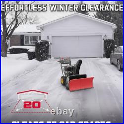 Snowplow Kit Blade & Hardware 22-32 2/3 Stage Snow Blower Attachment Universal