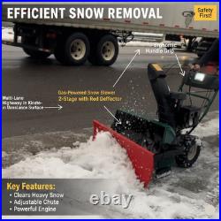 Snowplow Kit Blade & Hardware 22-32 2/3 Stage Snow Blower Attachment Universal