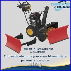 Snowplow Kit Blade & Hardware 22-32 2/3 Stage Snow Blower Attachment Universal