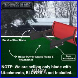 Snowplow Kit Blade & Hardware 22-32 2/3 Stage Snow Blower Attachment Universal