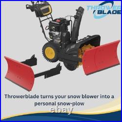 Snowplow Kit Blade & Hardware 22-32 2/3 Stage Snow Blower Attachment Universal