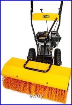 Stark 7.0HP Walk-Behind Power Sweeper 31 Gas Broom Leaves Dirt Snow