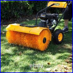 Stark 7.0HP Walk-Behind Power Sweeper 31 Gas Broom Leaves Dirt Snow