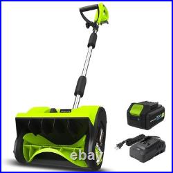 Steelite 12in Electric Cordless Snow Shovel with 4.0-Ah 21V Battery and Charger