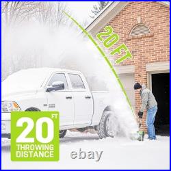 Steelite 12in Electric Cordless Snow Shovel with 4.0-Ah 21V Battery and Charger
