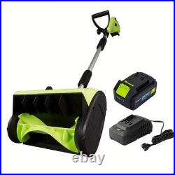 Steelite 12in Electric Cordless Snow Shovel with 4.0-Ah 21V Battery and Charger