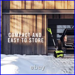 Steelite 21V 12 Inch Cordless Snow Shovel with 4.0-Ah Battery and Quick Charger