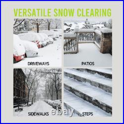 Steelite 21V 12 Inch Cordless Snow Shovel with 4.0-Ah Battery and Quick Charger