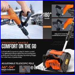 SuperHandy Electric Snow Thrower & Shovel 20V 2Ah Cordless Battery System