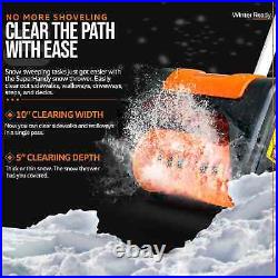 SuperHandy GUT055 DC 20V Electric Battery Cordless Snow Thrower Power Shovel