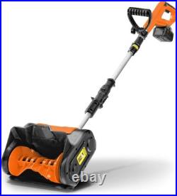 SuperHandy Snow Thrower Power Shovel 4Ah DC 20V Upgraded Design Scratch & Dent