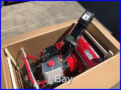 TROY-BILT 24-INCH 2-STAGE GAS SNOW BLOWER 208CC 4-CYCLE OHM with ELECTRIC START