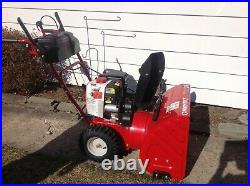 TROY-BILT 2410 SNOW BLOWER 24 TWO-STAGE ELECTRIC START. 3 Months Old