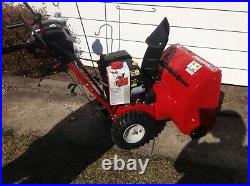 TROY-BILT 2410 SNOW BLOWER 24 TWO-STAGE ELECTRIC START. 3 Months Old