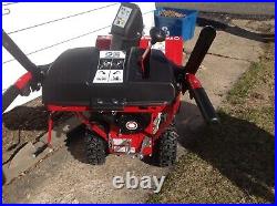 TROY-BILT 2410 SNOW BLOWER 24 TWO-STAGE ELECTRIC START. 3 Months Old