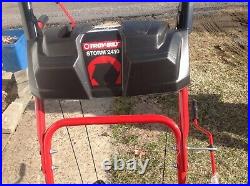 TROY-BILT 2410 SNOW BLOWER 24 TWO-STAGE ELECTRIC START. 3 Months Old