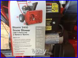 TROY-BILT 2410 SNOW BLOWER 24 TWO-STAGE ELECTRIC START. 3 Months Old